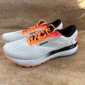 Brooks Ghost 16 Running Shoes Lt Gray Orange 1104181d170